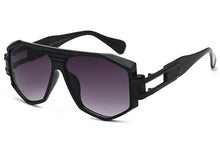 Load image into Gallery viewer, 47624 Big Frame Retro Sunglasses Men Women Square Shades UV400 Vintage Glasses