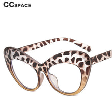 Load image into Gallery viewer, 47645 Oversized Cat Eye Anti Blue Light Glasses Frames Women Retro Computer Eyeglasses