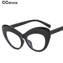 Load image into Gallery viewer, 47645 Oversized Cat Eye Anti Blue Light Glasses Frames Women Retro Computer Eyeglasses