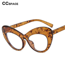 Load image into Gallery viewer, 47645 Oversized Cat Eye Anti Blue Light Glasses Frames Women Retro Computer Eyeglasses