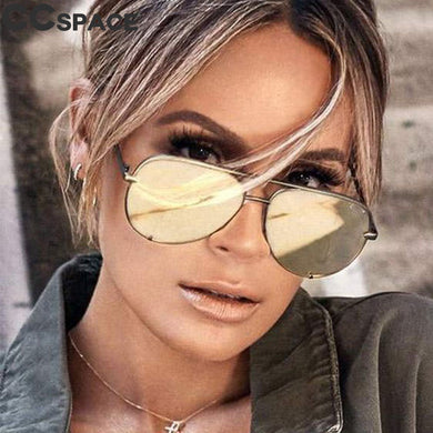 47726 XL pilot Sunglasses Oversized Australia Key  Pilot Women Shades Vintage Brand Glasses Designer Female Oculos UV400