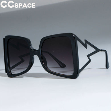 47801 Oversized Sunglasses For Women Big Wide Temple 2023 Shades UV400 Vintage Brand Glasses Oculos