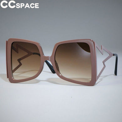 47801 Occhiali da sole oversize da donna Cat Eye Big Wide Temple Shades UV400 Occhiali vintage di marca 