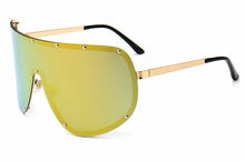 Load image into Gallery viewer, 47860 Polarized Men Women Oversize Sunglasses Goggle Shades UV400 One Piece Lens Vintage Glasses
