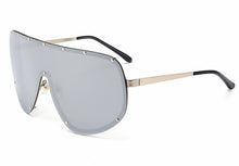 Load image into Gallery viewer, 47860 Polarized Men Women Oversize Sunglasses Goggle Shades UV400 One Piece Lens Vintage Glasses