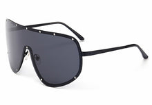 Load image into Gallery viewer, 47860 Polarized Men Women Oversize Sunglasses Goggle Shades UV400 One Piece Lens Vintage Glasses