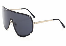Load image into Gallery viewer, 47860 Polarized Men Women Oversize Sunglasses Goggle Shades UV400 One Piece Lens Vintage Glasses