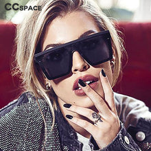 Load image into Gallery viewer, 47912 Retro One Lens Square Sunglasses Men Women Shades UV400 Vintage Glasses