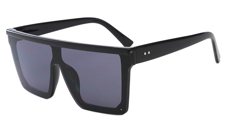 47912 Retro One Lens Square Sunglasses Men Women Shades UV400 Vintage Glasses