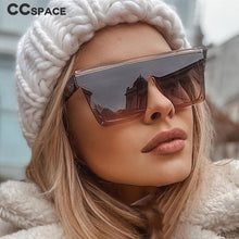 Load image into Gallery viewer, 47912 Retro One Lens Square Sunglasses Men Women Shades UV400 Vintage Glasses