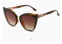 Load image into Gallery viewer, 47932 Retro Cat Eye  Diamond Sunglasses Men Women Shades UV400 Vintage Glasses