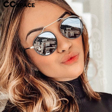 48026 Round Retro Punk Sunglasses Men Women Brand Designer Uv400 Glasses