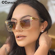 Load image into Gallery viewer, 48048 Anti-blue Light Plastic Titanium Retro Square Rivet Glasses Frames Men Women Optical Computer EyeGlasses