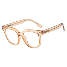 Load image into Gallery viewer, 48048 Anti-blue Light Plastic Titanium Retro Square Rivet Glasses Frames Men Women Optical Computer EyeGlasses