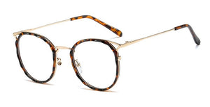 48051 Anti-blue Light Cat Eye Plastic Titanium Crystal Cutting Glasses Frames Men Women Optical Computer EyeGlasses