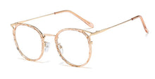 Load image into Gallery viewer, 48051 Anti-blue Light Cat Eye Plastic Titanium Crystal Cutting Glasses Frames Men Women Optical Computer EyeGlasses