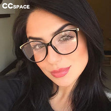 Load image into Gallery viewer, 48052 Plastic Titanium Retro Cat Eye Glasses Frames Ultralight Men Women Optical Computer Glasses