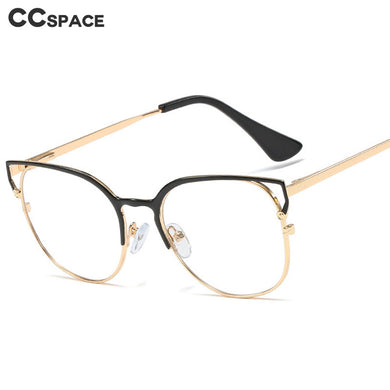 48062 Women Cat Eye Metal Frame Glasses Frames Optical Computer Glasses