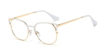 Load image into Gallery viewer, 48062 Women Cat Eye Metal Frame Glasses Frames Optical Computer Glasses