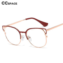 Load image into Gallery viewer, 48062 Women Cat Eye Metal Frame Glasses Frames Optical Computer Glasses