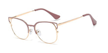Load image into Gallery viewer, 48062 Women Cat Eye Metal Frame Glasses Frames Optical Computer Glasses