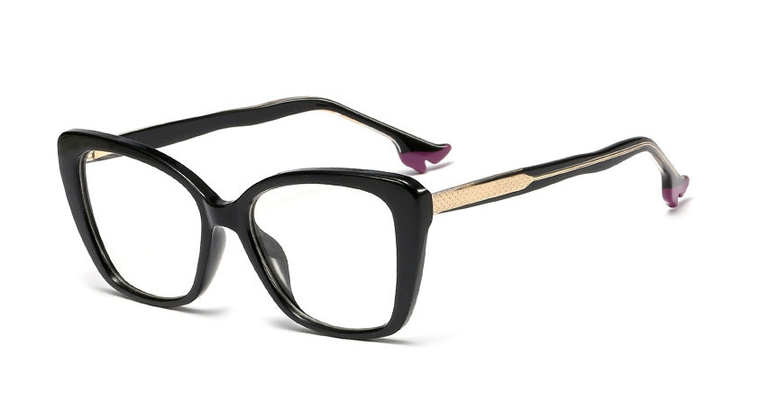 48063 Square Cat Eye Anti Blue Light Glasses Frames High Heels Shape Women Optical Computer Glasses