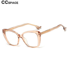 Load image into Gallery viewer, 48063 Square Cat Eye Anti Blue Light Glasses Frames High Heels Shape Women Optical Computer Glasses