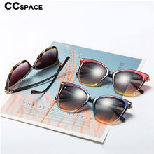 Load image into Gallery viewer, 48084 Square Cat Eye Glasses Frames Women Diamond Computer Eyeglasses