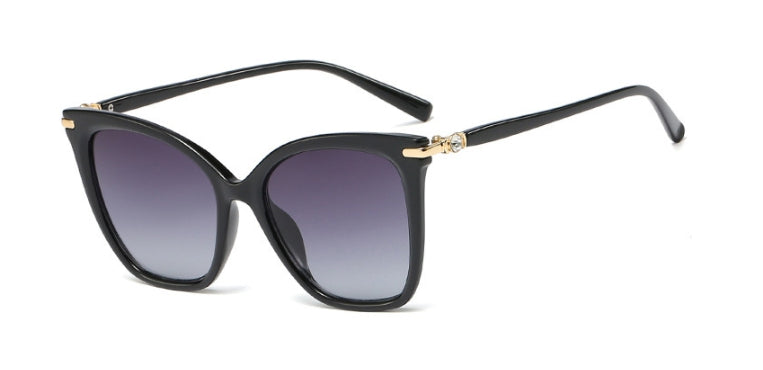 48084 Square Cat Eye Glasses Frames Women Diamond Computer Eyeglasses