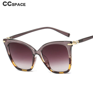 48084 Square Cat Eye Glasses Frames Women Diamond Computer Eyeglasses