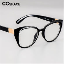 Carica l&#39;immagine nel visualizzatore di Gallery, 48092 Anti-blue Light Cat Eye Retro Plastic Titanium Glasses Frames Ultralight Men Women Optical Computer EyeGlasses