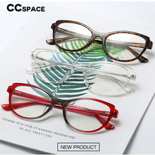 Load image into Gallery viewer, 48096 Plastic Titanium Glasses Frames Built-in Metal Legs Cat Eye Simple Ultralight Men Women Optical Computer Glasses