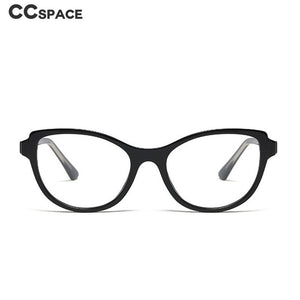 48096 Plastic Titanium Glasses Frames Built-in Metal Legs Cat Eye Simple Ultralight Men Women Optical Computer Glasses