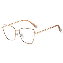 Load image into Gallery viewer, 48097 Cat Eye Irregular Ultralight Metal Glasses Frames Men Women Optical Computer Glasses