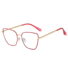 Load image into Gallery viewer, 48097 Cat Eye Irregular Ultralight Metal Glasses Frames Men Women Optical Computer Glasses