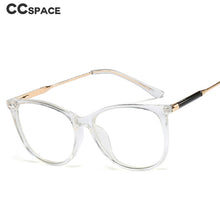 Load image into Gallery viewer, 48101 Anti Blue Light Cat Eye Round Plastic Titanium Glasses Frames Men Women Optical Computer Glasses