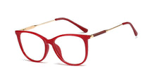 Load image into Gallery viewer, 48101 Anti Blue Light Cat Eye Round Plastic Titanium Glasses Frames Men Women Optical Computer Glasses