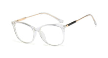 Load image into Gallery viewer, 48101 Anti Blue Light Cat Eye Round Plastic Titanium Glasses Frames Men Women Optical Computer Glasses