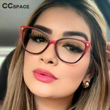 Load image into Gallery viewer, 48102 Cat Eye Rice Nail Ultralight Retro Glasses Frames Men Women Optical Computer Glasses