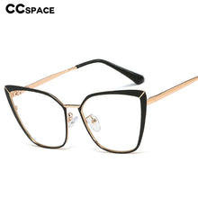 Load image into Gallery viewer, 48104 Cat Eye Retro Anti Blue Light Metal Glasses Frames Men Women Optical Computer Glasses