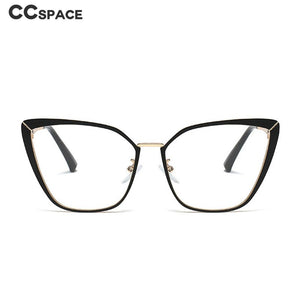 48104 Montature per occhiali Cat Eye retrò in metallo anti luce blu Uomo Donna Occhiali da computer ottici