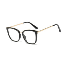 Load image into Gallery viewer, 48106 Square Anti Blue Light Glasses Frames Cat Eye Women Optical Computer Glasses