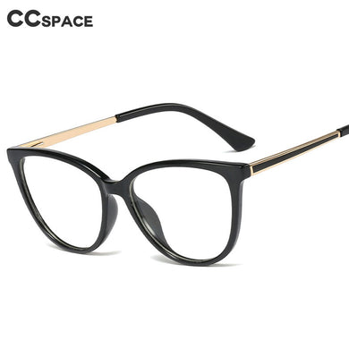 48107 Plastic Titanium Glasses Frames Retro Cat Eye Ultralight Men Women Optical Computer Glasses