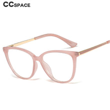 Load image into Gallery viewer, 48107 Plastic Titanium Glasses Frames Retro Cat Eye Ultralight Men Women Optical Computer Glasses