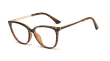 Load image into Gallery viewer, 48107 Plastic Titanium Glasses Frames Retro Cat Eye Ultralight Men Women Optical Computer Glasses
