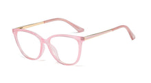 Load image into Gallery viewer, 48107 Plastic Titanium Glasses Frames Retro Cat Eye Ultralight Men Women Optical Computer Glasses