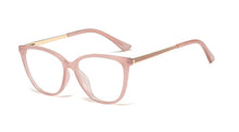 Load image into Gallery viewer, 48107 Plastic Titanium Glasses Frames Retro Cat Eye Ultralight Men Women Optical Computer Glasses