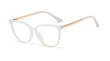 Load image into Gallery viewer, 48107 Plastic Titanium Glasses Frames Retro Cat Eye Ultralight Men Women Optical Computer Glasses