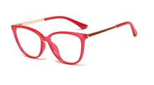 Load image into Gallery viewer, 48107 Plastic Titanium Glasses Frames Retro Cat Eye Ultralight Men Women Optical Computer Glasses