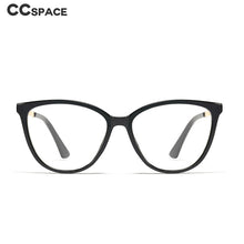 Load image into Gallery viewer, 48107 Plastic Titanium Glasses Frames Retro Cat Eye Ultralight Men Women Optical Computer Glasses